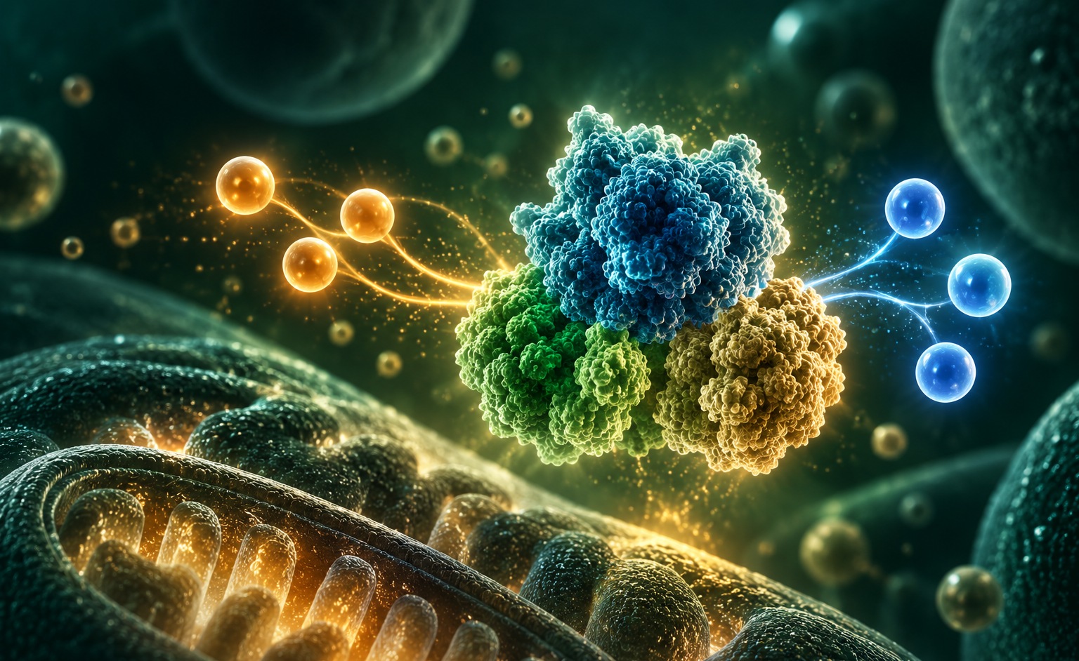 AMPK molecular visualization in a cellular environment